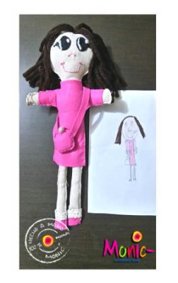 MUÑECAS DE TRAPO HECHAS A MANO, -PERSONALIZADAS